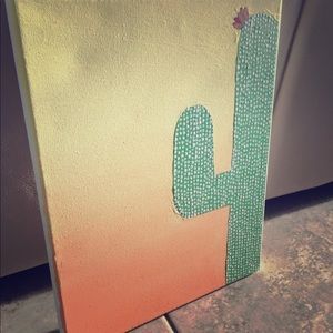 Cactus painting